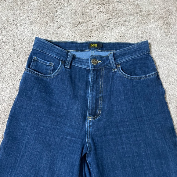 Lee Women's Dark Blue High Rise Jeans - Picture 7 of 10